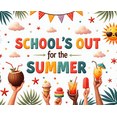 thumbnail image 4 of Colorful Design School's Out Summer Party School Holiday Vacation Banner for Kids Party Outdoor Decoration Summer Celebration, 4 of 7