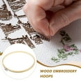 thumbnail image 3 of MOKKHNB 1Pack Round Mini Embroidery Hoops for Fabric Painting 9Inch Metal, 3 of 7