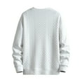 thumbnail image 5 of Men's Big and Tall Crewneck Sweatshirt Solid Color Round Neck Long Sleeve Casual Pullover, 5 of 5