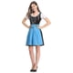 thumbnail image 4 of Disfraz de Oktoberfest alemán para mujer Dirndl tradicional bávaro cerveza carnaval Fraulein Cosplay vestido de sirvienta-AM, 4 of 5