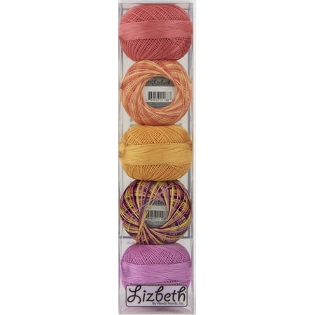 UPC: 0769826620082 | Handy Hands Lizbeth Specialty Pack Cordonnet Cotton Size 20-Summer Assortment 5/Pkg