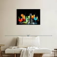 thumbnail image 2 of Elephant Stock Bar Cocktails Wall Art - Horizontal Canvas Wall Art - Dining Room Wall Decor - Food And Drink Canvas - Black And Orange Decor - 30" x 20", 2 of 8