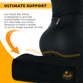 thumbnail image 4 of Royal BBL - Brazilian BBL Pillow After Surgery - Dr. Approved BBL Recovery Pillow with Comfort Back Support Cushion for Post-Op Sitting + Cover Drawstring Bag - Comfortable & Easy to Carry for Home, 4 of 11