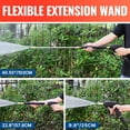 thumbnail image 3 of YAMATIC Pressure Washer Gun with Extension Wand & 5 Nozzles, 4000 PSI, M22-14mm & M22-15mm Fittings, Replacement for Ryobi, Karcher, Greenworks, Craftsman, Troy-Bilt, 3 of 7