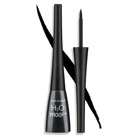 wet n wild H2O Proof Felt Tip Liquid Eyeliner, Black, 0.17 Fluid Ounce (Pack of 3)