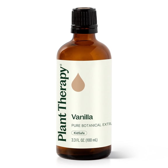 Plant Therapy Vanilla Botanical Extract 100 mL (3.3 oz) 100% Pure, Undiluted, Natural Aromatherapy