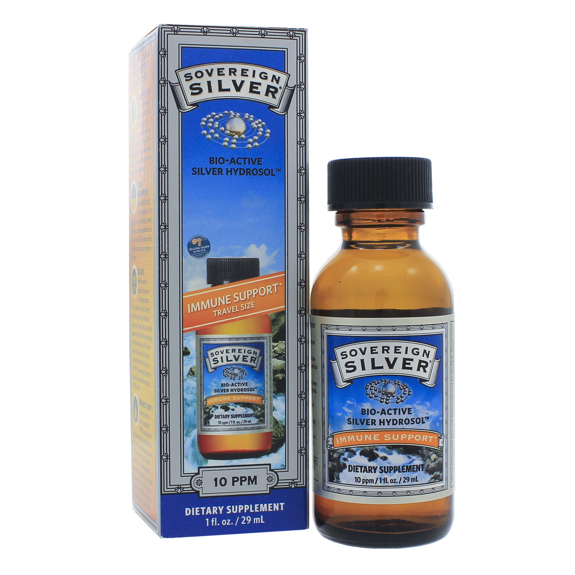 Sovereign Silver BioActive Silver Hydrosol 10 Ppm 1 oz. Walmart
