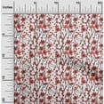 thumbnail image 2 of oneOone Cotton Poplin Red Fabric Kids Floral Quilting Supplies Print Sewing Fabric By The Yard 42 Inch Wide, 2 of 4