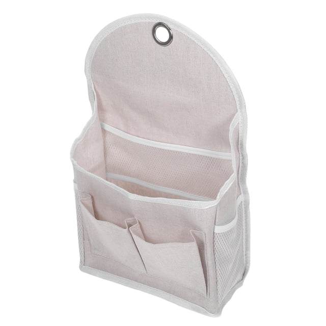 WASHWEPE Organizador De Colgar Para Dormitorio En Y Lino Beige Con Multifuncional Y Gran Capacidad