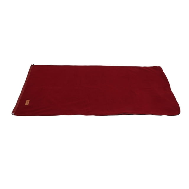 Sleeping Bag Liner Super Thick Fleece Soft Sleeping Bag Liner Blanket for Camping Travel Backpacking Deep Red
