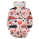 thumbnail image 3 of Sudadera con capucha con estampado 3D de pareja feliz día de San Valentín para hombres y niños, sudaderas con capucha de moda Streettear, ropa para amantes de Harajuku, tops, 3 of 4