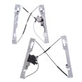 thumbnail image 2 of Brock Aftermarket Replacement Part Front & Rear Passenger Side Power Window Regulators w/Motor Set Compatible with 2011-2014 Ford F-150 Crew Cab ONLY, 2 of 9