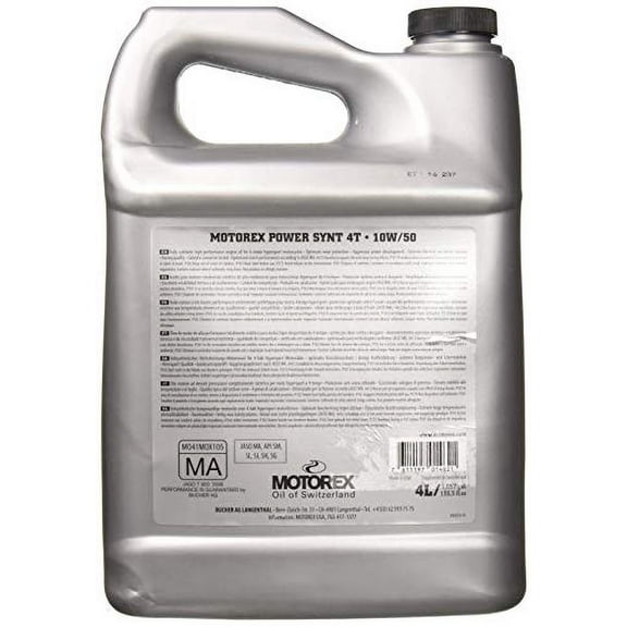 Motorex Power Synthetic 4T Motor Oil 10W-50 4 Liter