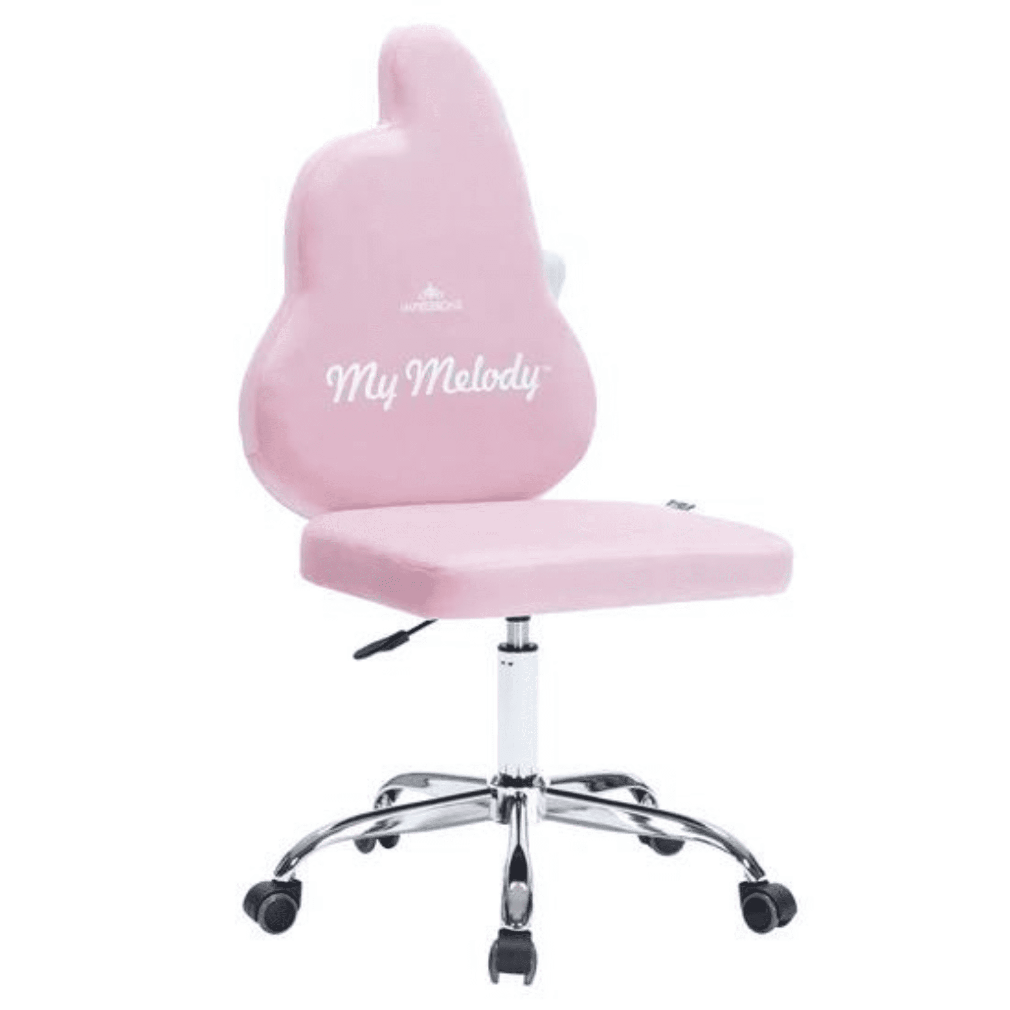 Impressions Vanity My Melody Swivel Vanity Chair for Makeup Desk, Adjustable Height, Light Pink