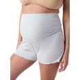 thumbnail image 4 of Ingrid & Isabel For Every Belly Women's Maternity Ribbed T-Shirt & Short Sleep Set, Sizes S-XXXL, 4 of 9