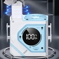 thumbnail image 3 of Ventilador de cintura portátil de 3 velocidades recargable para trabajo al aire libre (azul 5000 mah), 3 of 9