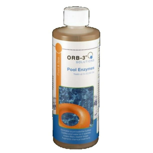 Orb-3 F839-000-1P Flacon d'Enzymes de Piscine 1 Pinte
