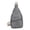 Gray, variant on Horivan Men's Chest Bag, Lightweight Running Fanny Pack, Waterproof Crossbody Sling Bag for Hiking, Travel, and Gym, Sporty Waist Bag with Multiple Pockets