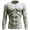 00-White859, variant on Muscle Anatomy Print Crew Neck Tee for Men Long Sleeve Fitted Slim Fit Halloween Party Shirts
