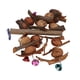thumbnail image 5 of Cuerda para masticar loros, juguete colgante seguro y saludable para morder pájaros con campana y gancho para pájaros y loros, 5 of 5