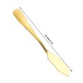 thumbnail image 2 of Stainless Steel Butter Spatula Cake Cream Spreader Easy Spread Sandwich Spreader Knife Peanut Butter Spatula Kitchen Gadgets, 2 of 5