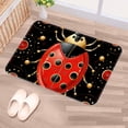 thumbnail image 5 of Ladybird Soft Polyester Non-Slip Machine Washable Floor Carpet Door Mat Office Rugs, 5 of 6