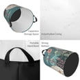thumbnail image 2 of Balery Celestial Cat And Flowers Cesta de ropa redonda con asas, impermeable, independiente, para ropa, juguetes, dormitorio y familia-Medium, 2 of 6