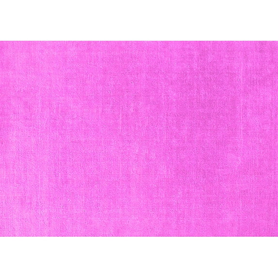 Ahgly Company Indoor Rectangle Solid Pink Modern Area Rugs, 5' x 8'
