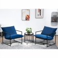 thumbnail image 4 of Silla de acento de terciopelo moderno elegante, silla reclinable contemporánea de marco de metal con cojín de asiento profundo para la oficina en el hogar, 4 of 5