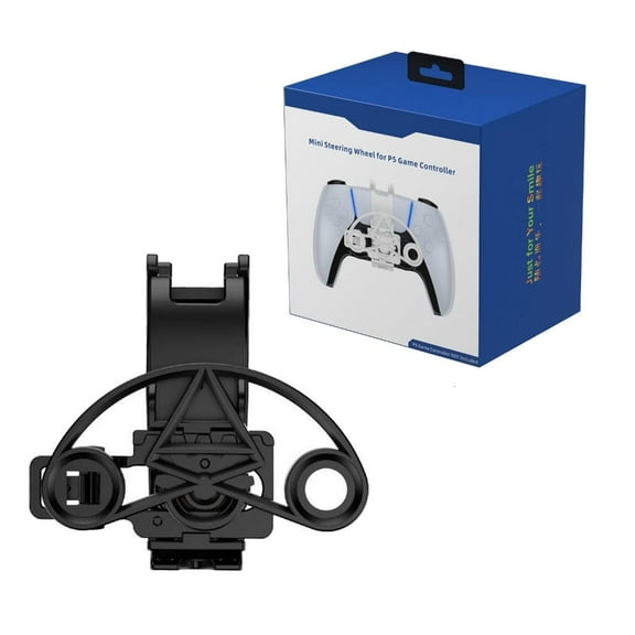 Yammee Mini Steering Wheel for P5 Game Controller Built-in Metal Bearings Gaming Handle Steering Wheel Attachment Part