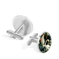 thumbnail image 3 of Swan Elegant Stainless Steel Men's Cufflinks for Business Attire, Weddings, and Special Occasions, 3 of 6
