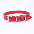 thumbnail image 1 of Collier Doux pour Chien, Sangle de Cou pour Petit Chiot Chaton, Corde Ronde Rouge 120*1.3cm, 1 of 8