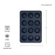 thumbnail image 2 of Molde para magdalenas KitchenAid, antiadherente, acero aluminizado, 12 tazas, azul, 2 of 8