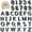 Black, variant on 72 Pcs White Alphabet and Numbers Iron-on Letters Varsity Decorative Repair Patches Numbers 0-9 Applique Embroidered Patch A-Z Letters Iron-on for Clothing Handbags Shoes Hats By Scheam