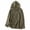 #39-Army Green, variant on Craaazy Women's Casual Solid Color Cozy Button Long Sleeve Hooded Shirts with Pockets Gifts