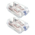thumbnail image 5 of Tnobhg 2 Pcs Shoes Storage Box Thickened Transparent Ventilation Hole Dust-proof Anti-crack Reusable Universal Boot Box Car Travel Shoe Container, 5 of 8