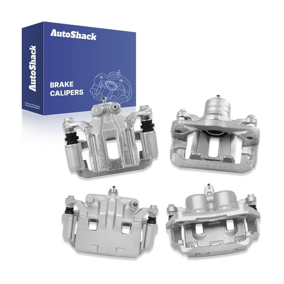 AutoShack Front & Rear Brake Calipers | Replacement for 2005-2012 Nissan Pathfinder | 4-PC