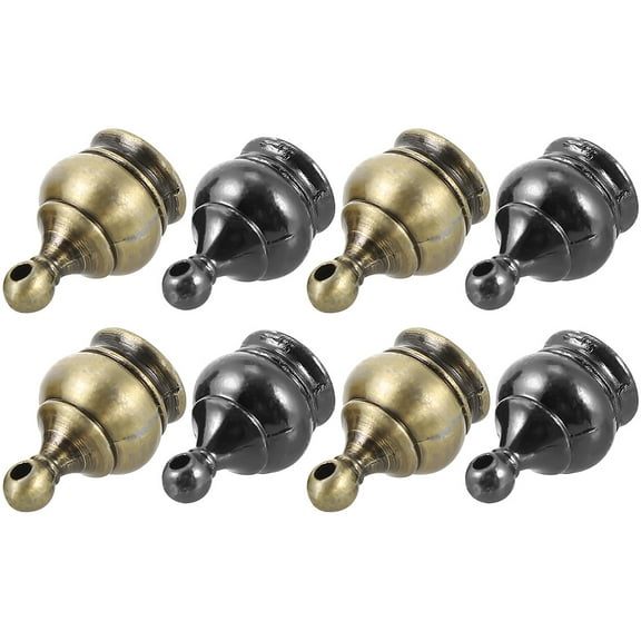 8 Pcs Chandelier Cap Nuts Light Screw Lamp Shade Holder