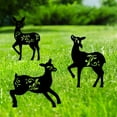 thumbnail image 6 of 12×6.4 Inches Metal Deer Stake,Outdoor Metal Deer Statue,Silhouette Deer Stake,Outdoor Decor Metal Animal Stakes Waterproof, 6 of 6