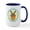 White/Navy Inside, variant on CafePress - Peter Cottontail Boy Easter Large Mug - 15 oz Ceramic Large White Novelty Mug
