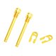 thumbnail image 3 of Paquete de 2 Tapones de Hidráulico para Ultraligeros TC4 Tornillos Fijos de Material de para Tapones de de Bici Oro DYNWAVEMX Pernos de la pastilla del freno de disco hidráulico, 3 of 8