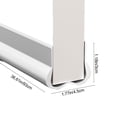 thumbnail image 3 of Under Door Draft Stopper Door Sweep Weather Stripping, Noise Blocking Air Gap Filler with Strong Adhesive, Energy Saving Door Bottom Seal for Bedroom Office Apartment Home, 3 of 7