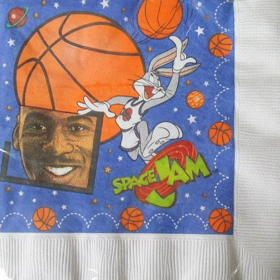 Space Jam Vintage 1996 Small Napkins, 16 Count