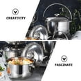 thumbnail image 3 of Stainless Steel Cooking Pot Pans for Induction Cooktop Stainless Steel Pots for Cooking Kitchen Casseroles, 3 of 6