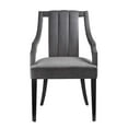 thumbnail image 6 of Modway Virtue Performance Velvet Dining Chairs - Set of 2 in Gray, 6 of 8