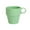 Green, variant on Eespoir Household Plastic Heat-insulating Mug, Anti-scald Hot Drink Mug, Non-slip Handle Coffee Cup, For Tea, Coffee, Soup, Office Use, Microwave Safe, Easy to Hold(Green)