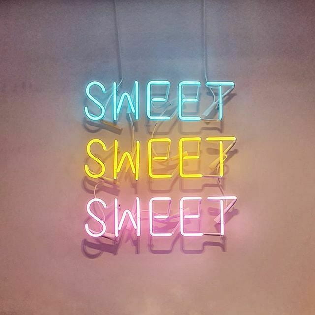 Sweet Sweet Sweet Neon Sign Light Acrylic 17"x17" Glass Bedroom Bar With Dimmer 