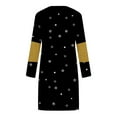 thumbnail image 6 of FDGIU Women's Christmas Sleep Dress, Long Sleeve Comfy Soft Nightie, Round Neck Tshirt Dress Casual House Dress, 6 of 6