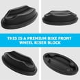thumbnail image 4 of 2 Pcs Bike Front Wheel Riser Block Stabilize Bike Support for Bike Trainer, 4 of 8