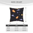 thumbnail image 4 of ZNDUO Throw Pillow, 20"x20" Bed Pillow and Couch Pillows - Indoor Decorative Pillows，Outer Space Ship Throw Pillow, 4 of 8